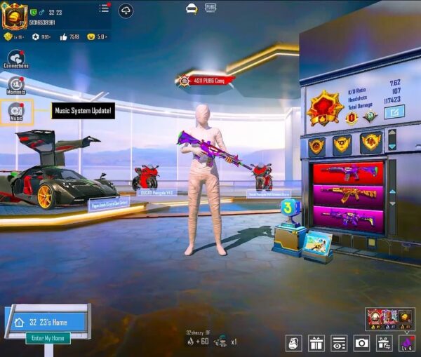 Mythic Fashion 44/300 | M416 Fool Max | 36x Gunlab & 17x Kill Msgs | Crimson Ephialtes & Mummy Set | Pagani Imola Sportscar | C4S11 Conqueror