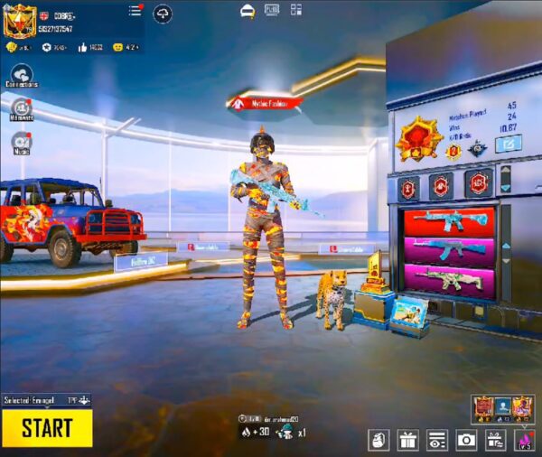 89/300 Mythics | Level 79 | 30 Gun Labs | 9 Kill Messages | Iridescent X-Suit (Level 3) | Inferno Fiend Set (Ultimate) | Ducati Panigale V4 Black | Glacier Set | Wedding Tuxedo Set | Conqueror Titles: C3S9, C6S17 | 1 Mythic Backpack, 1 Mythic Helme