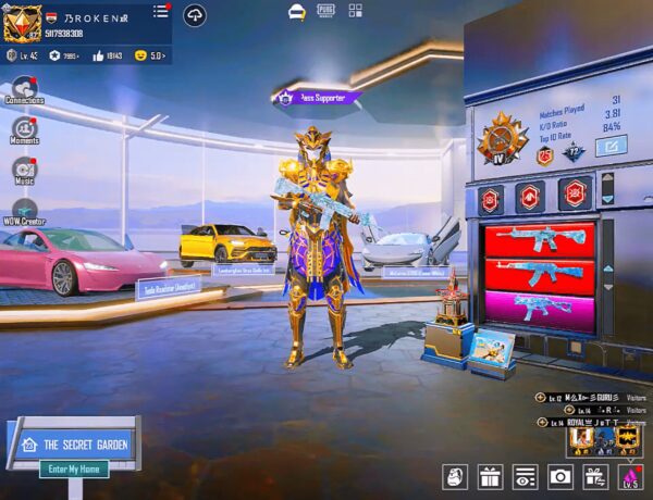 180/300 Mythics | LVL 87 | 6 X-Suits (1 LVL 6) | 35 Gunlabs (6 Maxed, 9 Kill Messages) | Glacier Helmet & Set | M416 Glacier Max | S2 Clown Mask | All Characters Unlocked | 6 Gun Slots | Mclaren 570S (Lunar White)