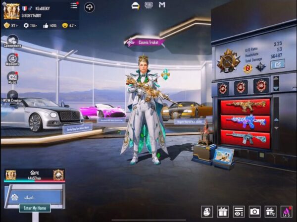 205 Mythics | 15 Ultimates | 7 Mythic Lobbies | 8M Pop | 58 Gun Labs | Silvanus 7-Star X-Suit | M416 Glacier Max | 6 Sport Cars | Loaded