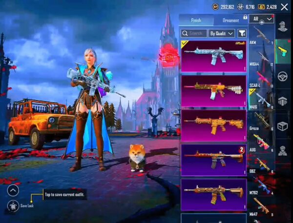 [88/100 MF | Level 76 | 24 Gun Labs (1 Max, 5 Lvl 4 Kill Msg) | Fiore X-Suit (3-Star) | Rare Mythics | 2x Mini Materials | Glacier Helmet | Shiba Inu Buddy Max | 1 Car Slot, 3 Gun Slots Unlocked | C4S10 & C6S17 Conqueror | Unique Lush Inventory | Level 5+ Popularity | Midnight Dacia (Lvl 2)]