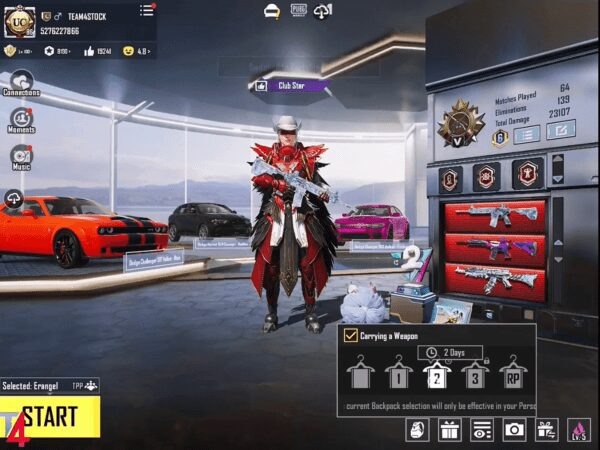[158/300 Mythics | Level 73 | 53 Gun Labs | M416 Glacier Max | Raven X-Suit (6-Star) | 3 Mythic Lobbies | Pharoah Lobby Rare | Dodge SRT Hellcats
