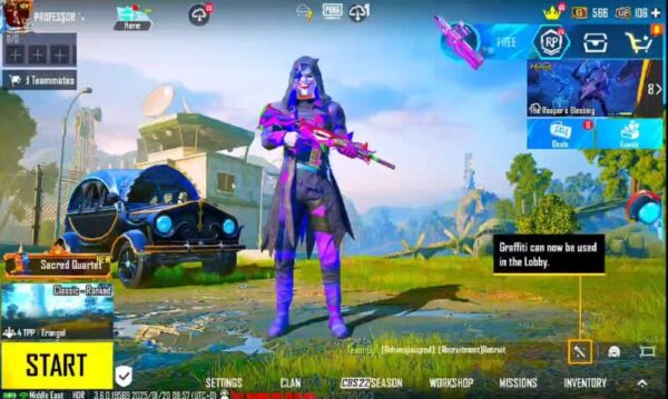 MF 85, Level 78, M416 The Fool Max, 13x Gun Labs (2x Max, 4x Kill Msg), Rare Mythics, S7 Beard, Old RPs, Conqueror, Master of Seas, Fool Mask, Grenade Kill Msg, Rare Inventory