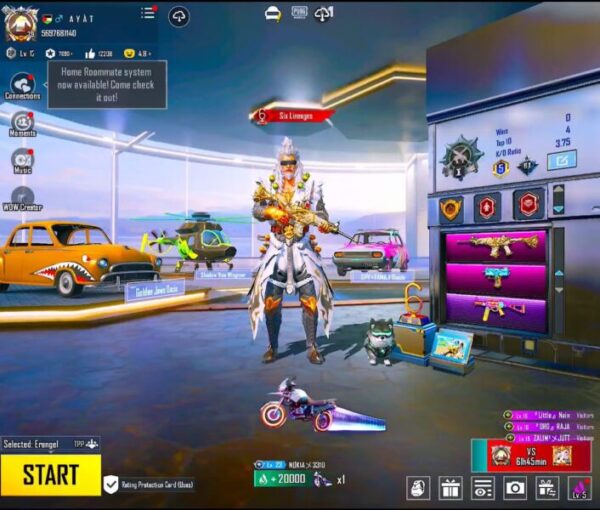 Fiore X-Suit (2-Star), 91 Mythics, 23 Gun Labs (2 Max), Dual Glacier Combo, S2 Rare, 2.4M Popularity, Ultimate Silver Guru, 7090 Achievements, Rare Skins