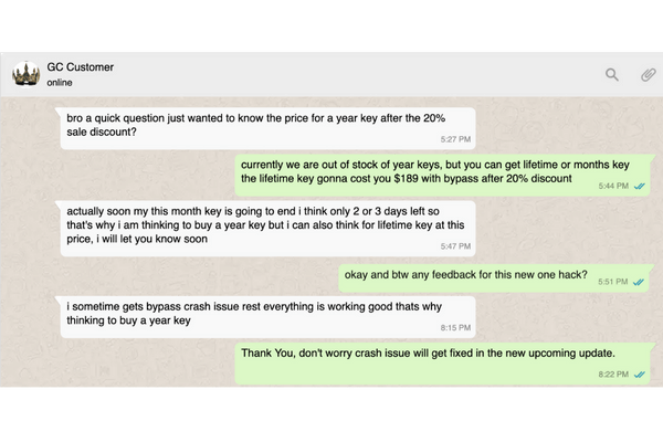 Testimonial of Hack 4