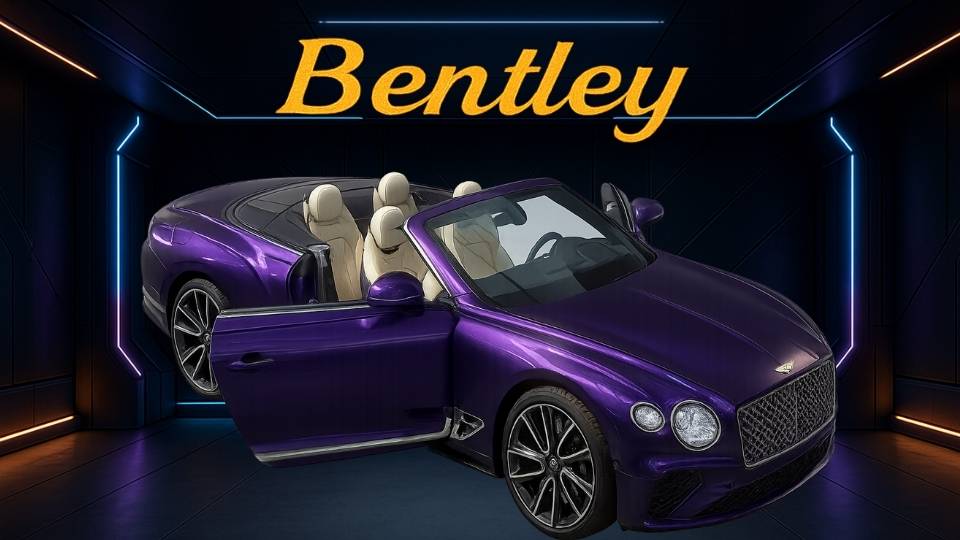 Bently Continental GT Convertible Mulliner Tanzanite Purple