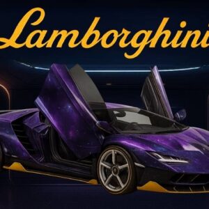 Lamborghini Masterpiece - Centenario Galassia | Purple Nebula | Coupe RB Skin