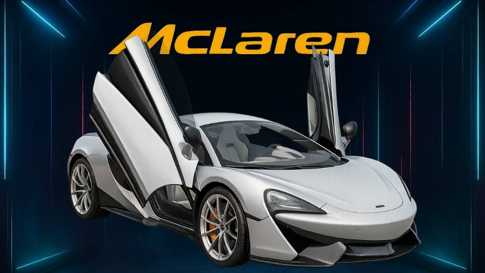 McLaren 570S Lunar White