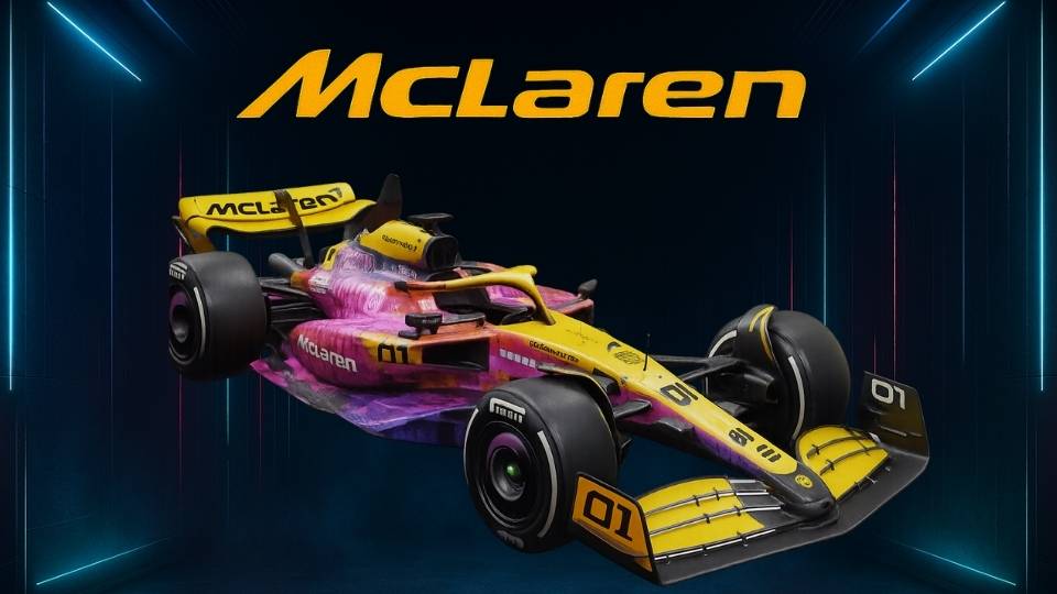 McLaren Formula 1 Team Race Car Digital