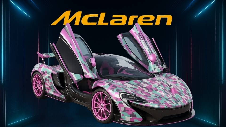 McLaren P1 Fantasy Pink