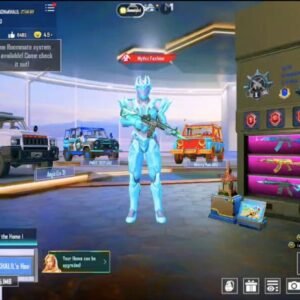 AVALANCHE X-SUIT 4-STAR, Lvl 4 M416 Technocore & AKM Glacier Kill Msgs! 13x Gun Lab, S9 Emote!