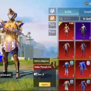 Kill Message 4-Star Pharaoh X-Suit & AKM Hellfire! 2 X-Suits, Mythic Lobby, C3S9 Conqueror, 4 Kill Msg Guns!