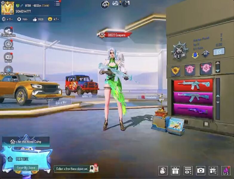 132 Mythics | 5X X-Suits | M416 Glacier Max | Fiore 5★, 28 Gunlabs, Robust Car, AKM Glacier Lvl 4, Shinobi Ultimate, C8S22 Conqueror, 6 Kill Msgs