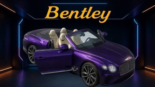 Bently Continental GT Convertible Mulliner _ Tanzanite Purple