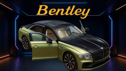 Bently Flying Spur Mulliner _ Damson over Silver Storm