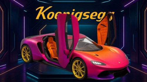 Koenigsegg Gemera _ Rainbow Koenigsegg Gemera _ Rainbow