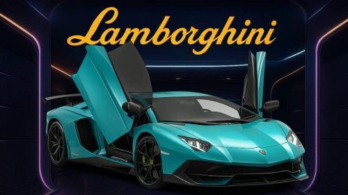 Lamborghini Aventador SVJ _ Blue